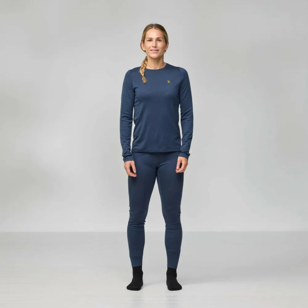 Clearance Fjällräven - Women's Bergtagen Merino 190 L/S - Merinolongsleeve Trekkingbekleidung|Skibekleidung