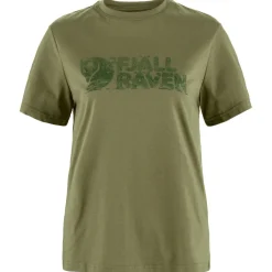 Fju00e4llru00e4ven Fjällräven - Women's Lush Logo T-Shirt - T-Shirt^ Wanderbekleidung|T-Shirts