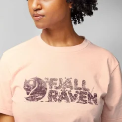 Fju00e4llru00e4ven Fjällräven - Women's Lush Logo T-Shirt - T-Shirt^ Wanderbekleidung|T-Shirts
