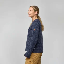 Fjällräven - Women's Snow Round Neck Sweater - Wollpullover Pullover & Hoodies|Alltagsbekleidung