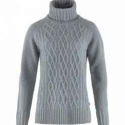 Fjällräven - Women's Övik Cable Knit Roller Neck - Wollpullover><noscript><img width=