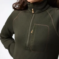 Fju00e4llru00e4ven Fjällräven - Women's Övik Fleece Half Zip - Fleecepullover^ Trekkingbekleidung|Wanderbekleidung