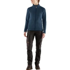 Fju00e4llru00e4ven Fjällräven - Women's Övik Fleece Zip Sweater - Fleecejacke^ Trekkingbekleidung|Wanderbekleidung