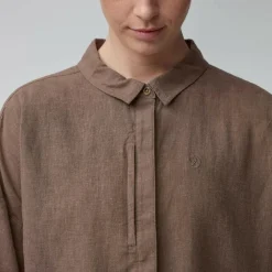 Fju00e4llru00e4ven Fjällräven - Women's Övik Hemp Camp Shirt S/S - Hemd
