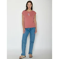 GreenBomb - Women's Bird Look Timid - T-Shirt^ Alltagsbekleidung|T-Shirts