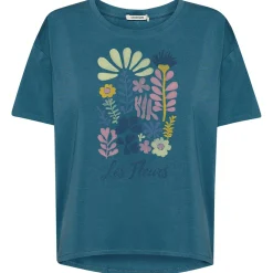 GreenBomb - Women's Les Fleurs Feel T-Shirt - T-Shirt^ Alltagsbekleidung|T-Shirts