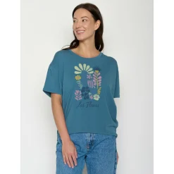 GreenBomb - Women's Les Fleurs Feel T-Shirt - T-Shirt^ Alltagsbekleidung|T-Shirts