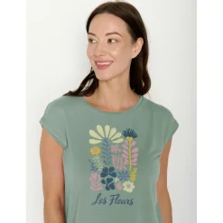 - Women's Les Fleurs Timid - T-Shirt><noscript><img width=