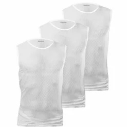 New - Ultralight Sleeveless Mesh Baselayer 3-Pack - Funktionsshirt Fahrradbekleidung|Unterwäsche