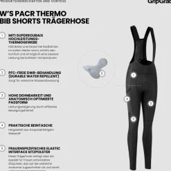 Hot - Women's PACR Thermal Bib Tights - Radhose Fahrradbekleidung|Radhosen