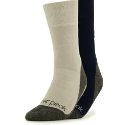 Heber Peak - EvergreenHe. Hiking Crew Socks 2-Pack - Wandersocken^ Merinosocken|Socken