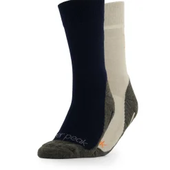 Heber Peak - Kid's EvergreenHe. Hiking Crew Socks 2-Pack - Wandersocken^ Merinosocken|Socken