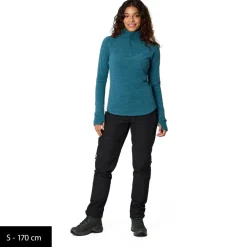 Clearance - Women's TimberHe. Fleece Half Zip - Fleecepullover Alltagsbekleidung|Wanderbekleidung