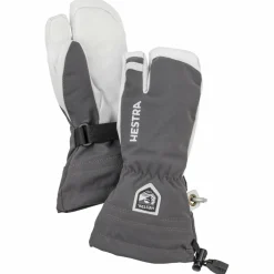 Sale - Kid's Army Leather Heli Ski 3 Finger - Handschuhe Skibekleidung|Skihandschuhe