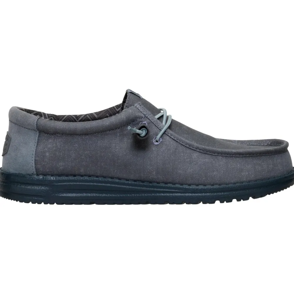 - Wally Stretch Canvas Block - Sneaker>HeyDude