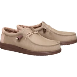 - Wally Stretch Canvas Block - Sneaker>HeyDude