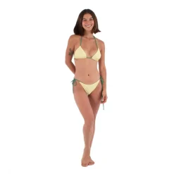 Sale - Women's Ribbon Regular Fit Solid Color Reversible - Bikini-Bottom Bademode
