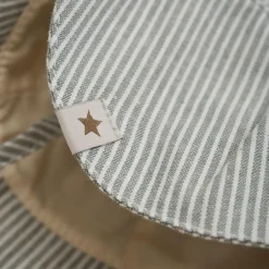 - Kid's Summer Hat Woven Stripe with Chin Straps - Cap><noscript><img width=