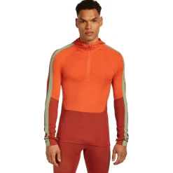 - Merino 200 Oasis+ L/S Half Zip Hoodie - Merinounterwäsche>Icebreaker Hot