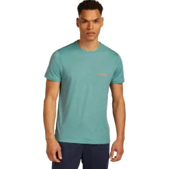 - Merino 150 Tech Lite S/S Tee IB Wordmark - Merinoshirt>Icebreaker New