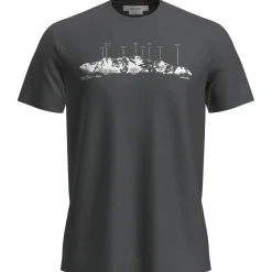Icebreaker - Merino 150 Tech Lite S/S Tee The Peaks - Merinoshirt^ Alltagsbekleidung|Wanderbekleidung