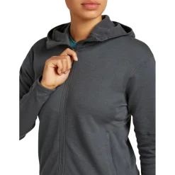 - Women's 360 Realfleece Elem L/S Zip Hoodie - Merinohoodie Hochtourenbekleidung|Skibekleidung