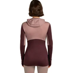 New - Women's 200 RealFleece Descender L/S Zip Hoodie - Merinohoodie Trekkingbekleidung|Wanderbekleidung