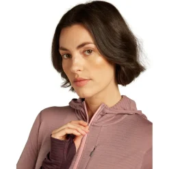 New - Women's 200 RealFleece Descender L/S Zip Hoodie - Merinohoodie Trekkingbekleidung|Wanderbekleidung