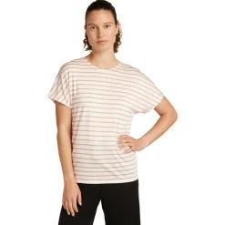 Icebreaker - Women's Drayden Reversible S/S Top Stripe - Merinoshirt