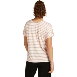 Icebreaker - Women's Drayden Reversible S/S Top Stripe - Merinoshirt