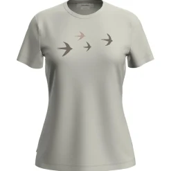 - Women's Merino 150 Tech Lite S/S Bird Transit - Merinoshirt>Icebreaker