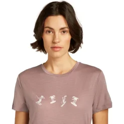 New - Women's Merino 150 Tech Lite S/S Tee Snow Day - Merinoshirt Wanderbekleidung|T-Shirts