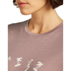 New - Women's Merino 150 Tech Lite S/S Tee Snow Day - Merinoshirt Wanderbekleidung|T-Shirts