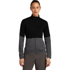 - Women's Merino 400 RealFleece Descender L/S Zip - Merinojacke>Icebreaker Hot