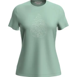 Icebreaker - Women's Merino 150 Tech Lite III S/S Hike Path - Merinoshirt^ Alltagsbekleidung|Wanderbekleidung