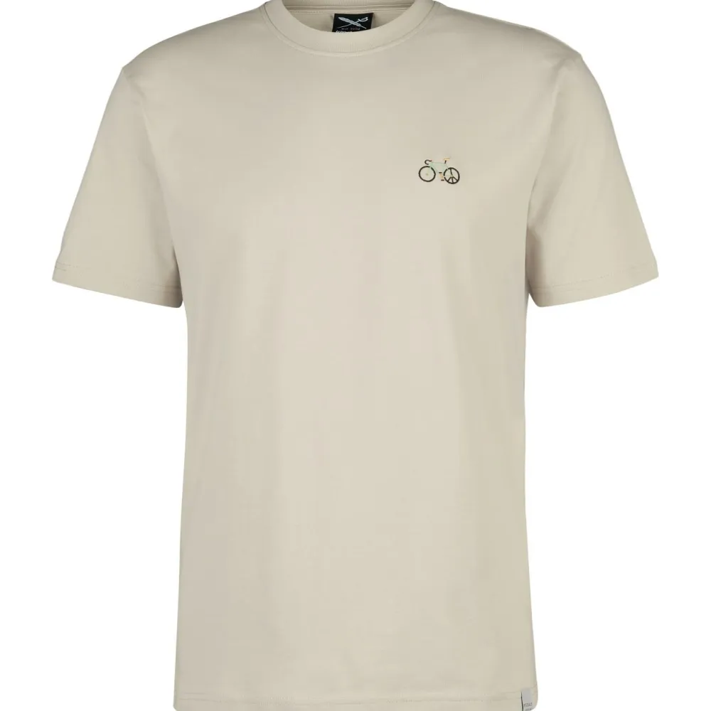 - Peaceride Emb Tee - T-Shirt>Iriedaily