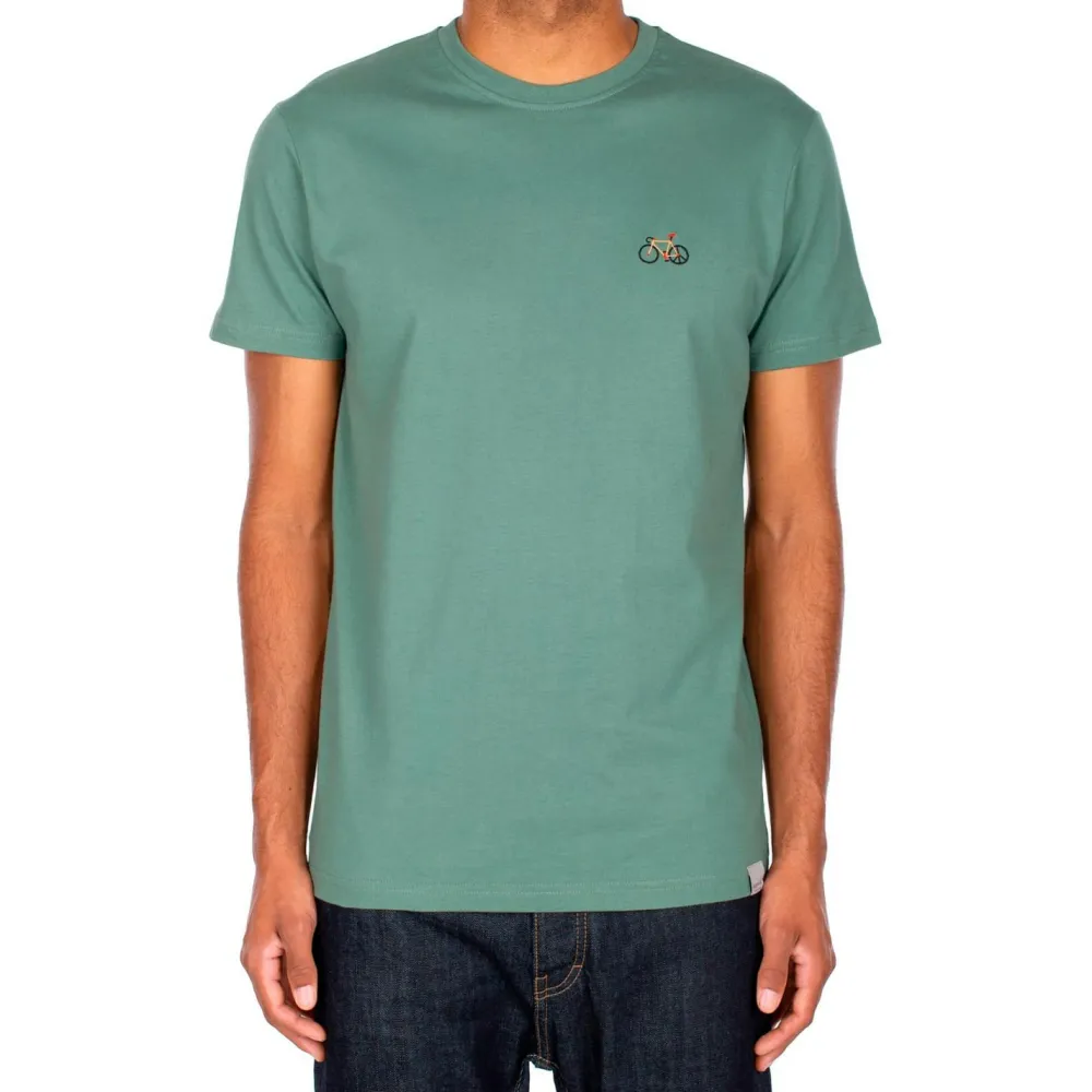 - Peaceride Emb Tee - T-Shirt>Iriedaily