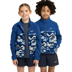 New - Kid's Paw Era 100 Print Fullzip - Fleecejacke Kinder Wanderbekleidung|Jacken