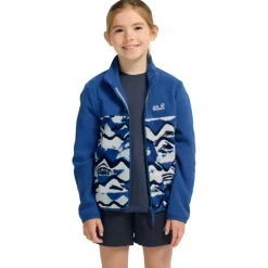 New - Kid's Paw Era 100 Print Fullzip - Fleecejacke Kinder Wanderbekleidung|Jacken