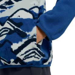 New - Kid's Paw Era 100 Print Fullzip - Fleecejacke Kinder Wanderbekleidung|Jacken