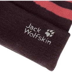 Jack Wolfskin - Kid's Stripy Pompom Beanie - Mütze^ Kopfbedeckungen|Alltagsbekleidung