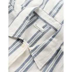 KnowledgeCotton Apparel - Women's Striped S/S Shirt - Bluse^ Shirts, Hemden & Longsleeves|Alltagsbekleidung