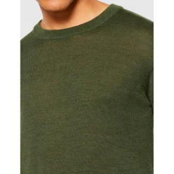 KnowledgeCotton Apparel - Regular Merino Knit Crew Neck - Wollpullover^ Pullover & Hoodies|Alltagsbekleidung