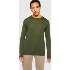 KnowledgeCotton Apparel - Regular Merino Knit Crew Neck - Wollpullover^ Pullover & Hoodies|Alltagsbekleidung