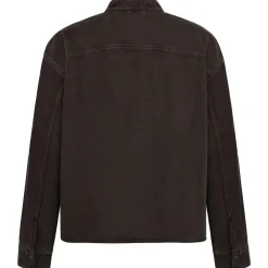 KnowledgeCotton Apparel - Women's Loose Stand Collar Heavy - Bluse