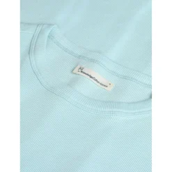 - Women's Rib Tee Ruffle Hemming - T-Shirt><noscript><img width=