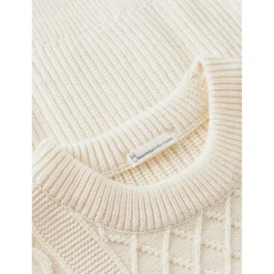 KnowledgeCotton Apparel - Women's Cotton Cable Crew Neck - Wollpullover