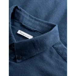 KnowledgeCotton Apparel - Regular Fit Melangé Flannel Shirt - Hemd^ Shirts, Hemden & Longsleeves|Alltagsbekleidung