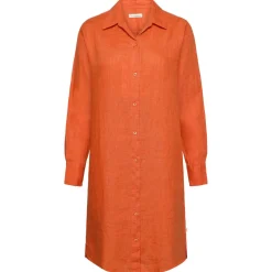 Hot - Women's Classic Linen Dress - Kleid Alltagsbekleidung