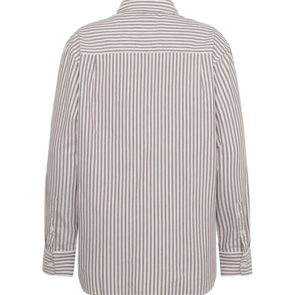 KnowledgeCotton Apparel - Women's Oxford Striped Boyfriend Fit Shirt - Hemd